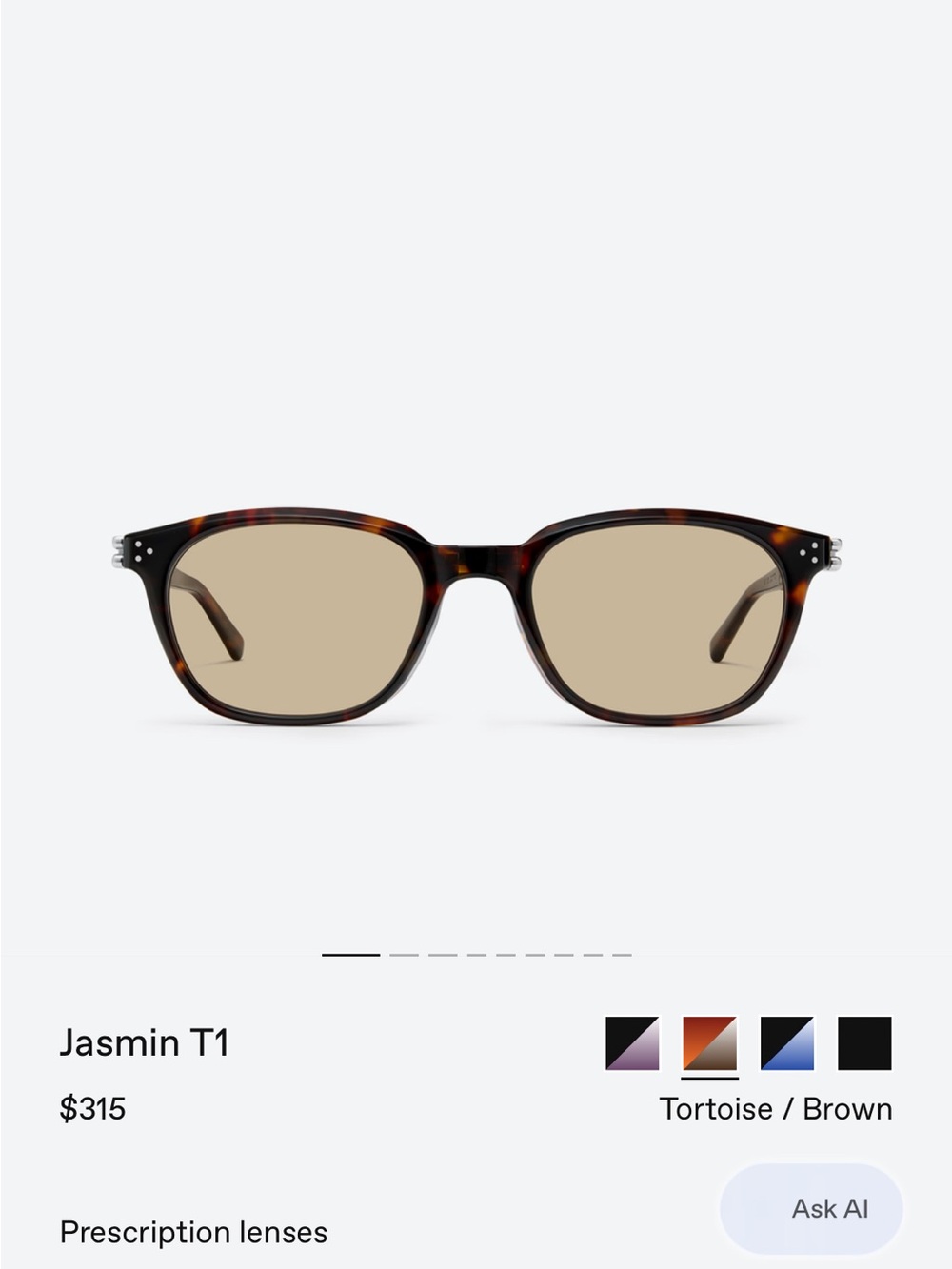 GENTLE MONSTER Tortoiseshell Frame Sunglasses with Amber Lenses - Picture 9 of 9
